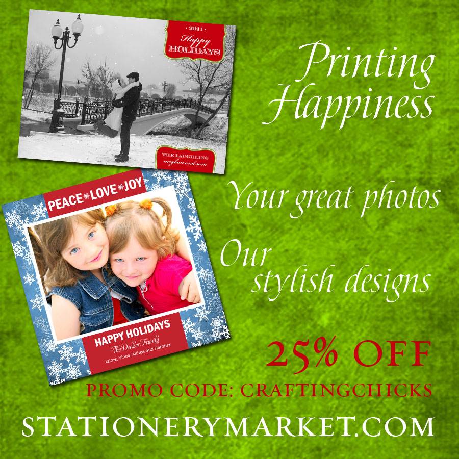 Stationery Market 25% off code: CRAFTINGCHICKS