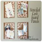 Thumbnail image for Stenciled Cork Board Tiles {Giveaway}