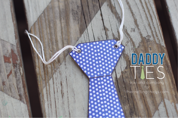 Printable Daddy Ties. Super Easy and fun.