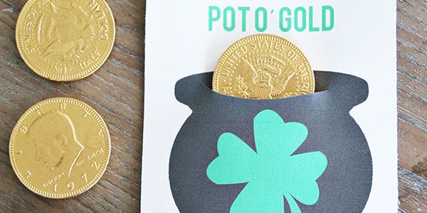 Pot of Gold "Lucky" Coin Printable