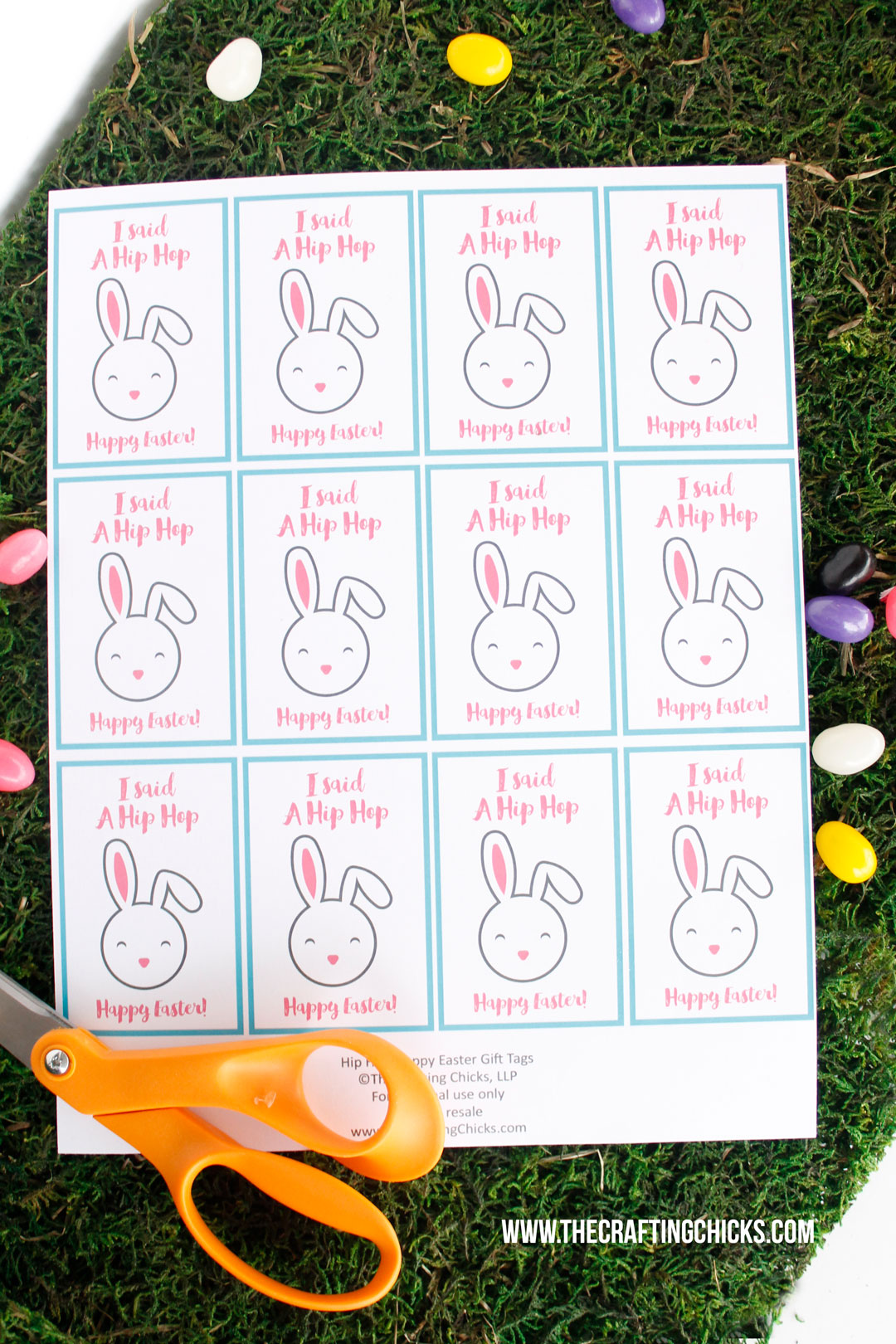 Hip Hop Happy Easter Gift Tags The Crafting Chicks
