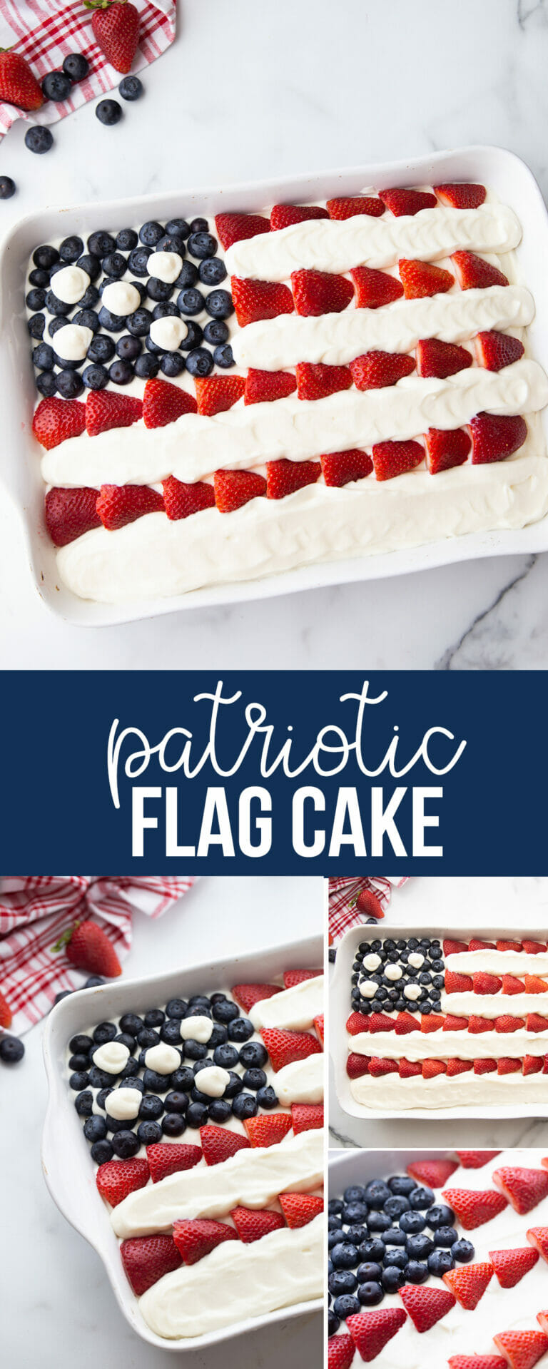 A Patriotic Flag Cake Recipe The Crafting Chicks