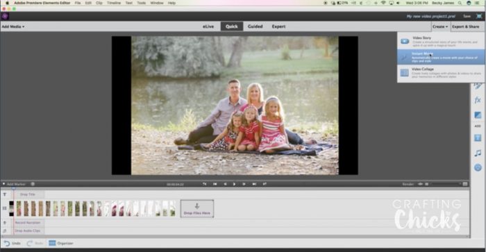 are there adobe premiere elements templates download