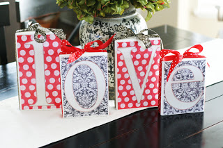 DIY LOVE Blocks | DIY Valentine Decor | Valentine Crafts
