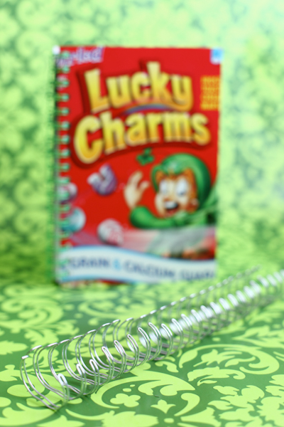 DIY Lucky Charms Notebook - a fun St. Patrick's Day craft or gift!