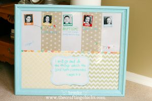 Personalized Family Message Board - The Crafting Chicks