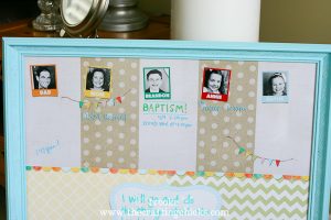 Personalized Family Message Board - The Crafting Chicks