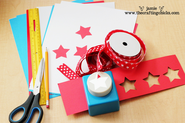 Paper Lantern Kid's Craft 4th of July Style - The Crafting Chicks