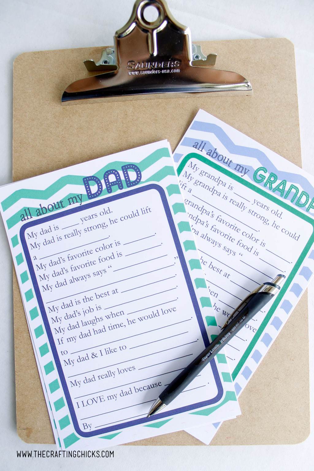 Download Father S Day Questionnaire Free Printable The Crafting Chicks