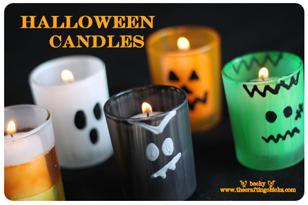 Halloween Character Candles