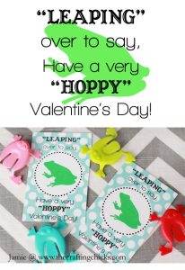 Frog Valentine &amp; FREE Printable - The Crafting Chicks