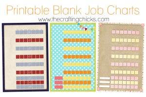 Printable Job Chart Posters
