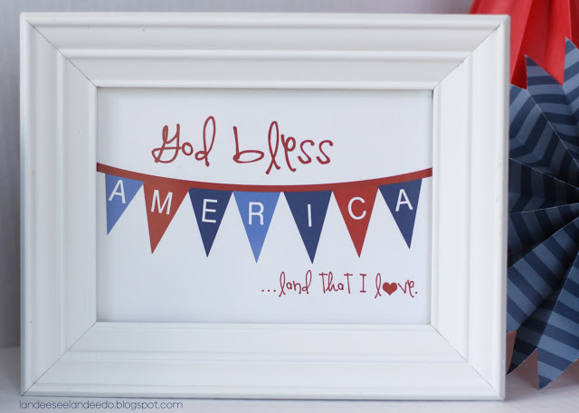 Fourth of July printable