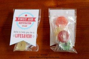 First Aid Certification Handouts {free printable for YW Camp}