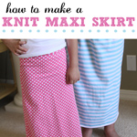 Skirting the Issue-Knit Maxi Skirt - The Crafting Chicks