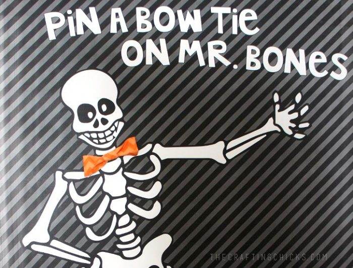Pin the Bow Tie on Mr. Bones and 11 more Halloween Printables - The ...