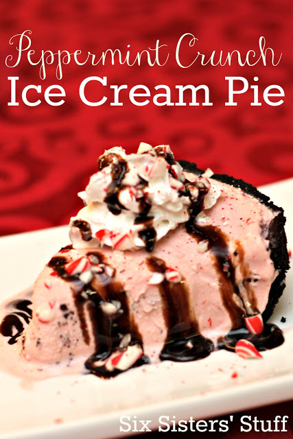 peppermint crunch ice cream pie