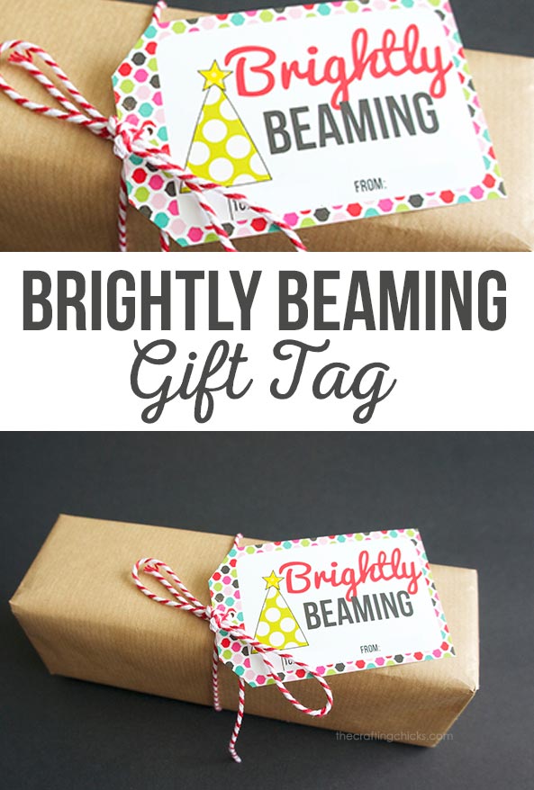 Brightly Beaming Gift Tag