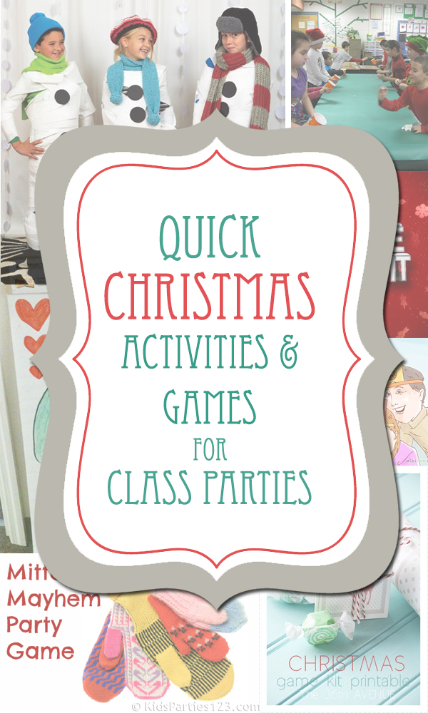 Classroom Christmas Party Games For Kids