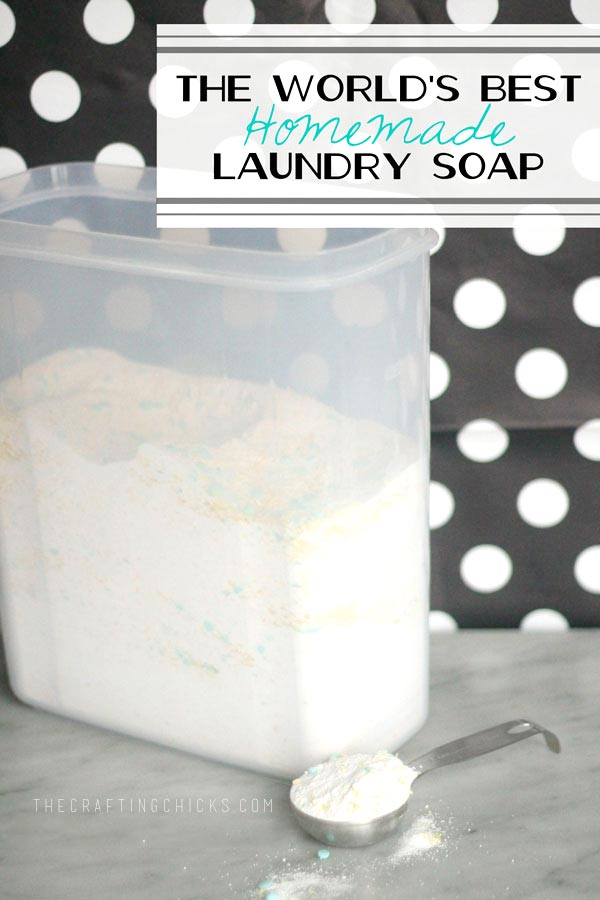 homemade laundry soap