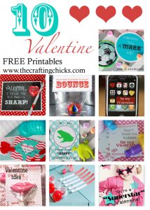 Ten Clever Valentine Ideas *Free Printables - The Crafting Chicks