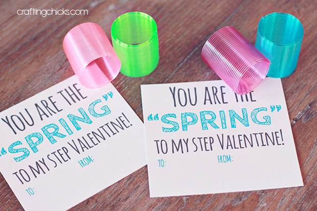 Slinky Valentine Free Printable The Crafting Chicks