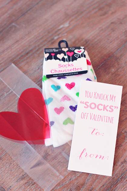 You Knock My SOCKS Off Valentine Free Printable The Crafting Chicks
