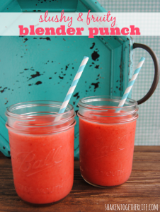 Slushy Fruity Blender Punch