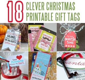 18 Clever Christmas Gift Tags - The Crafting Chicks