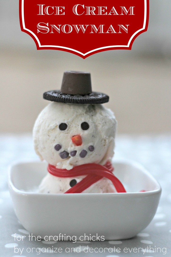 Ice Cream Snowman - Organize and Decorate Everything 2