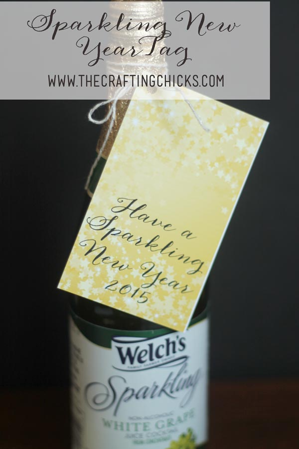 Sparkling New Year Tag