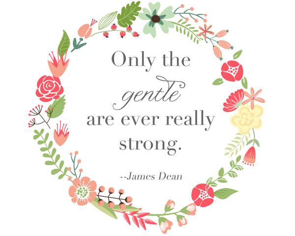 Only the Gentle are Strong The Crafting Chicks