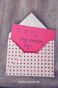 Love Letter DIY Envelope - The Crafting Chicks