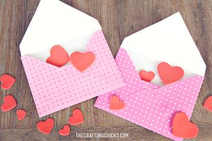 Love Letter DIY Envelope - The Crafting Chicks