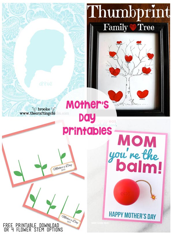 20 Mother's Day Gifts and Printables - I love these printables!