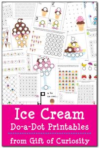 Ice Cream Themed Kids Activities