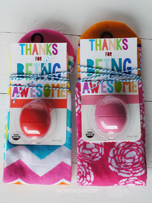 Thanks For Being Awesome Gift Tag