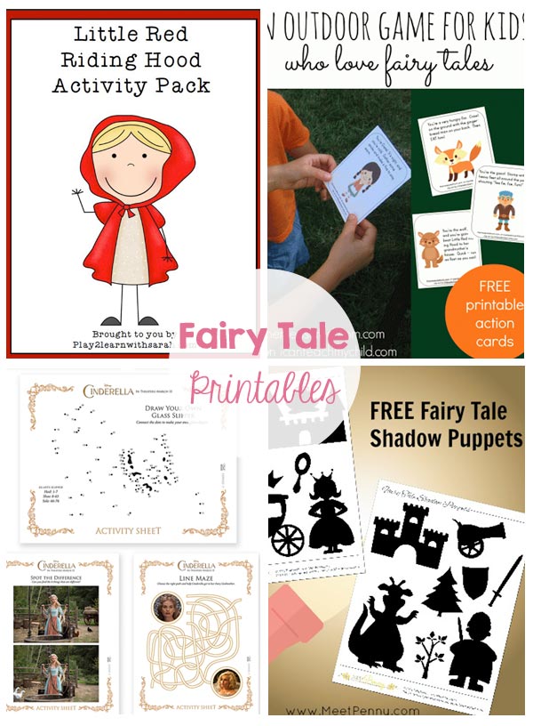 Fairy Tale Printables and Activities - My kids will love doing these this summer!