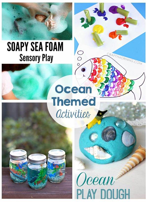 ocean themed kids activities the crafting chicks