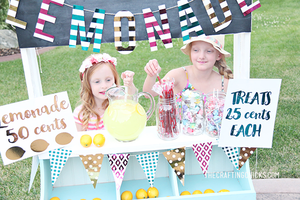 DIY Fancy Lemonade Stand | Summer | Kids Activity