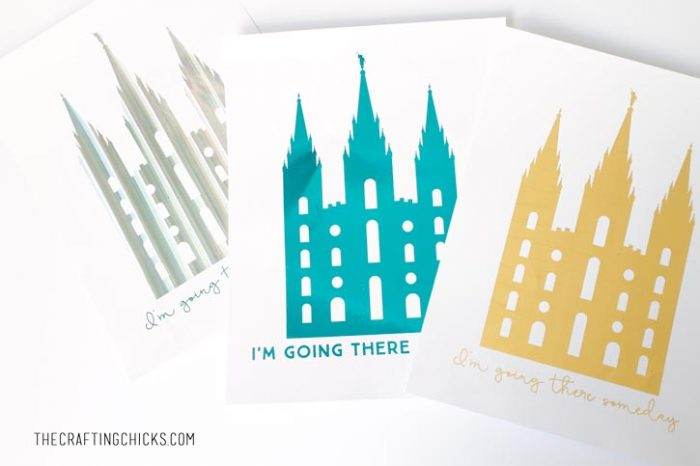 I'm Going There Someday Foil Temple Print