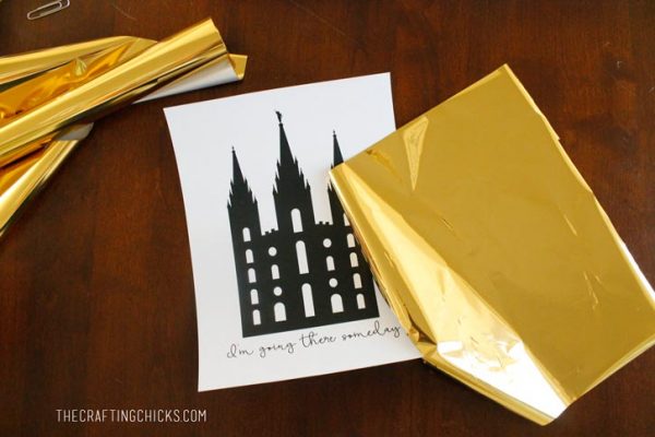 I'm Going There Someday Foil Temple Print