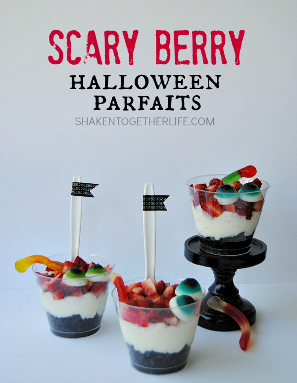 Scary Berry Halloween Parfaits from Shaken Together