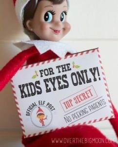 Elf on the Shelf Printables - The Crafting Chicks