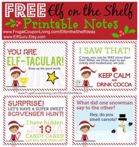 Elf on the Shelf Printables - The Crafting Chicks