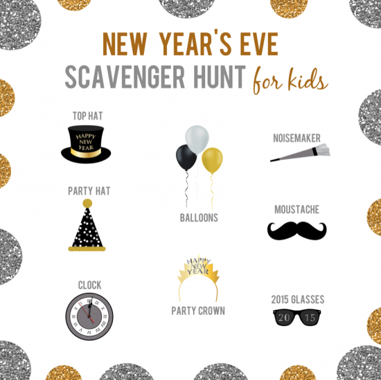 New Year's Eve Printables - party favors, gift tags, goals, banner, and so much more!