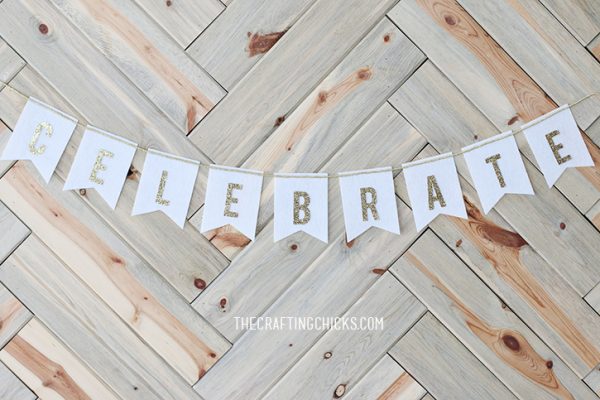 Felt Celebrate Banner