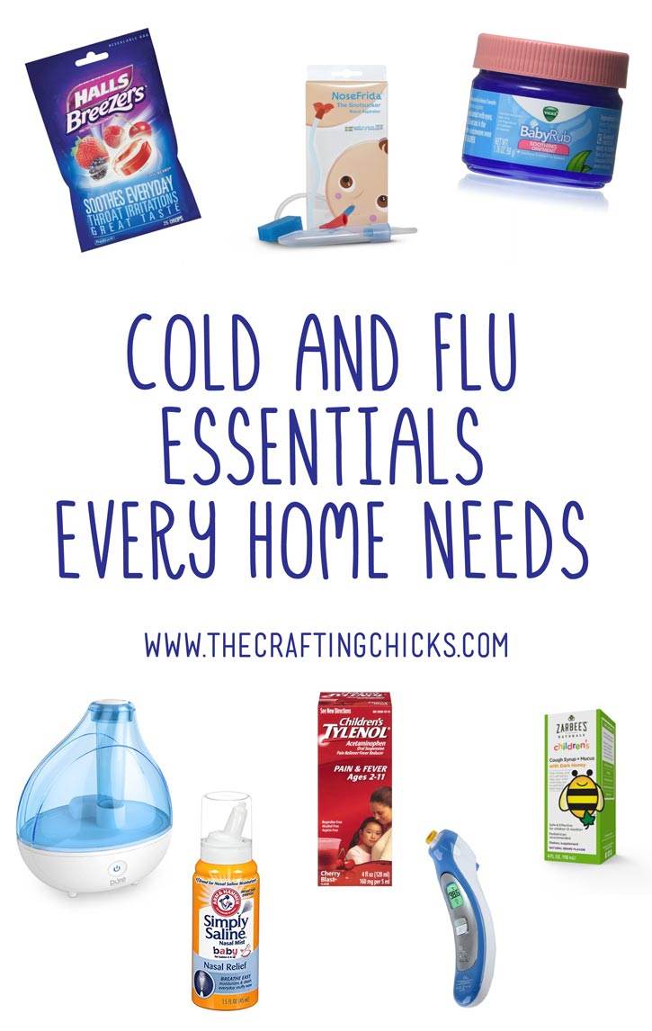 Cold and Flu Essentials Every Home Needs - The Crafting Chicks