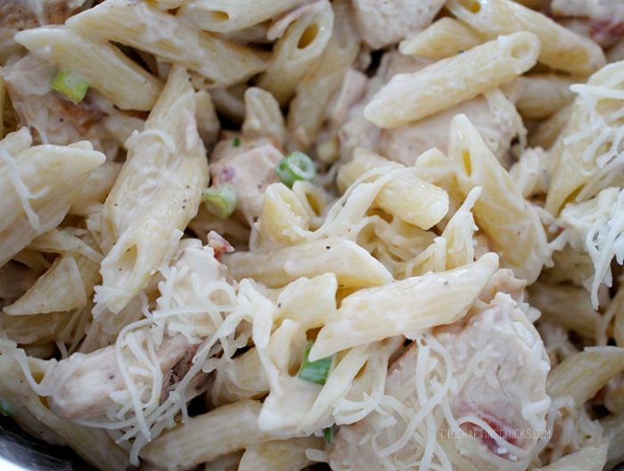 Cordon Bleu Baked Pasta - The Crafting Chicks