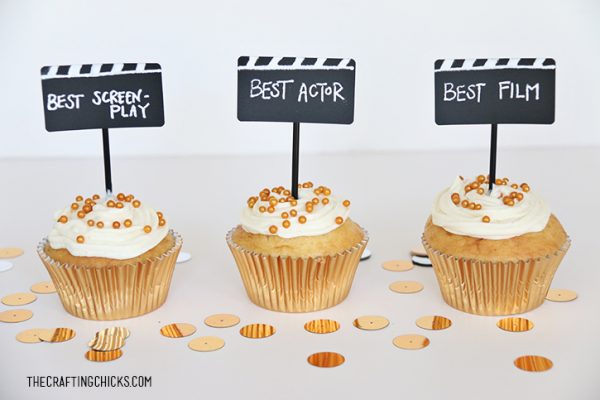 Oscar Winning Cupcakes - The Crafting Chicks